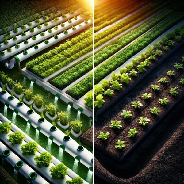 Hydroponics vs. Traditional Soil Farming